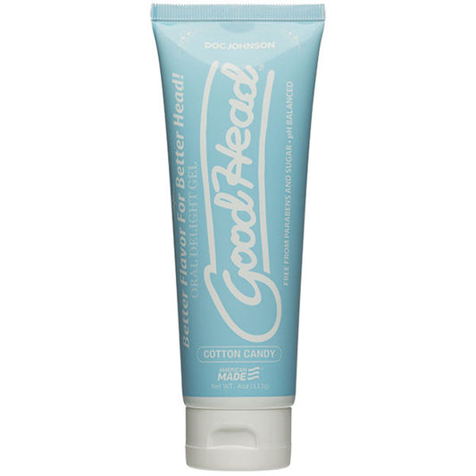 Goodhead - Oral Delight Gel - 4 Oz Tube - Cotton Candy