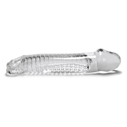 Oxballs Muscle Smooth Cocksheath – Clear, Soft TPR, Enhances Length