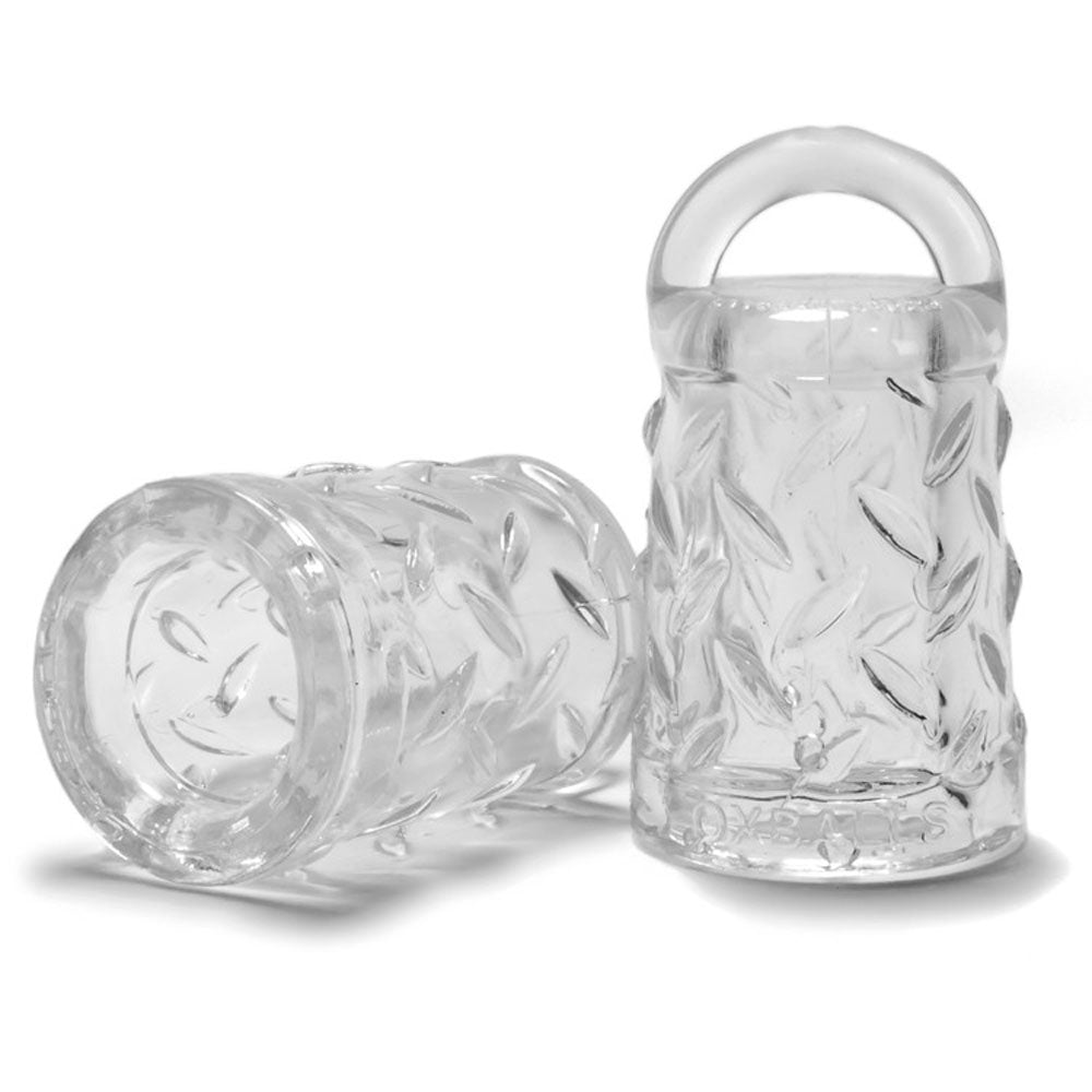 Oxballs Gripper Nipple Sucker - Clear - Flexible TPR Design