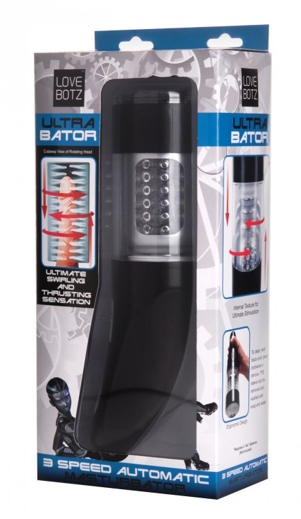 Love Botz Ultrabator Thrusting and Swirling Auto Stroker – Black