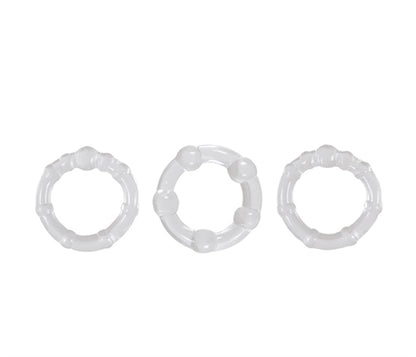 Renegade Intensity Rings - Clear Super Stretchy Cock Rings