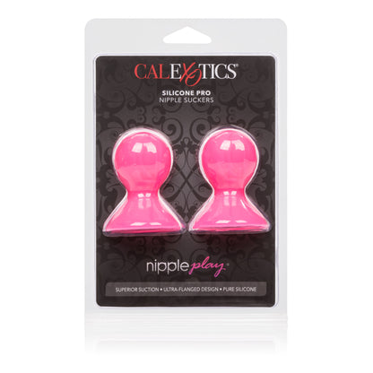 CalExotics Nipple Play Silicone Pro Nipple Suckers – Pink
