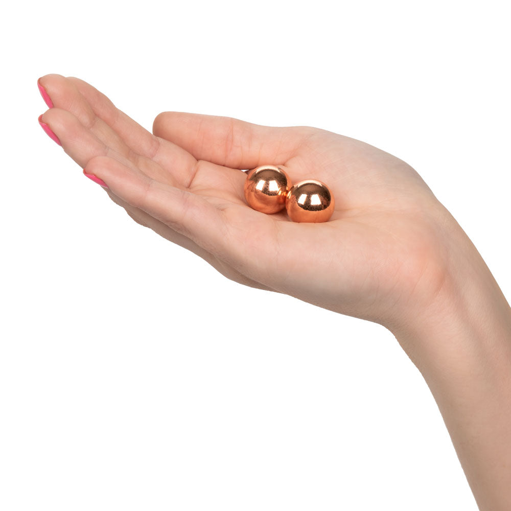 CalExotics Climax Weighted Balls – Copper Color, Pelvic Muscle Strengthening