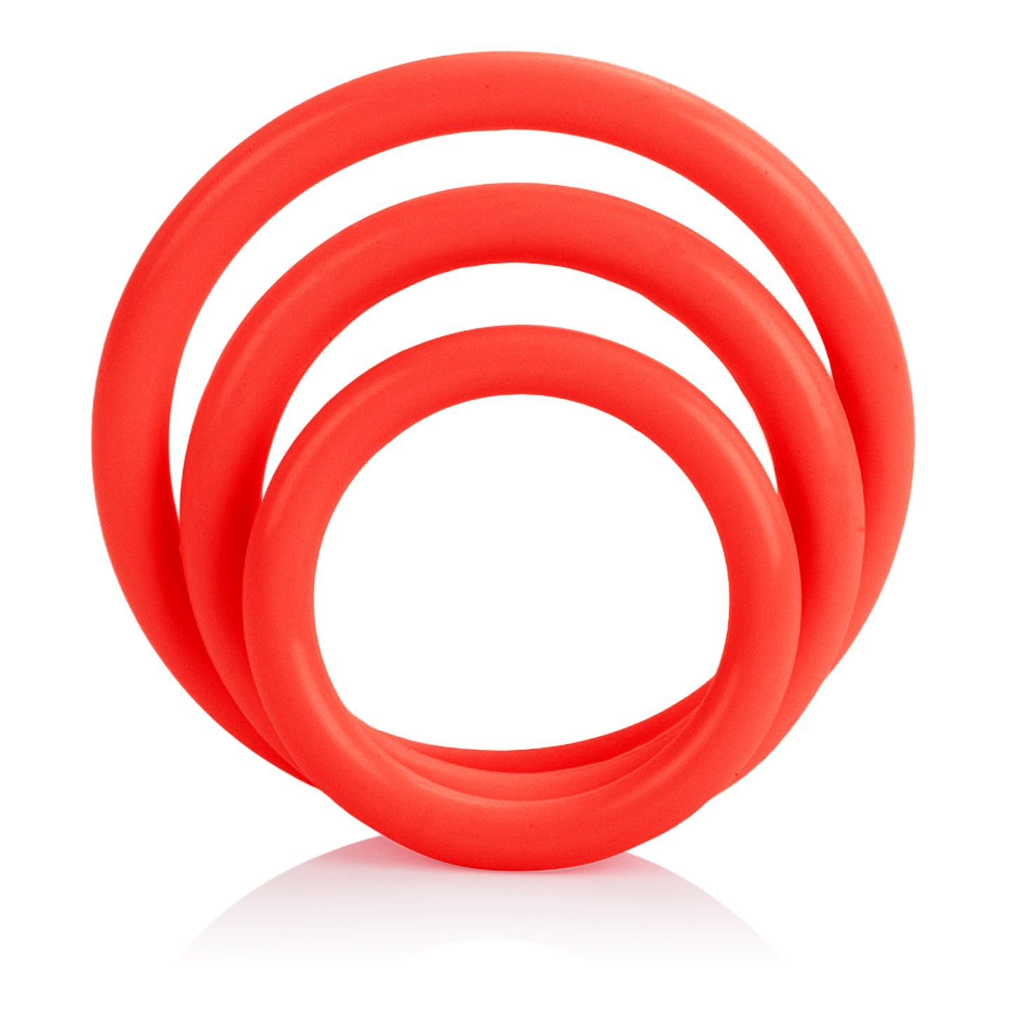CalExotics Tri-Rings Multi-Purpose Rings Set – Red