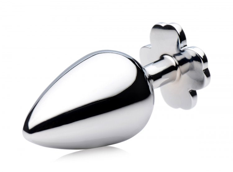 Lucky Clover Large Anal Plug with Jewel Design – Multi