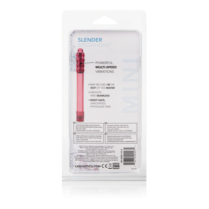 CalExotics Slender Sensations Vibrating Massager – Red – Multi-Speed