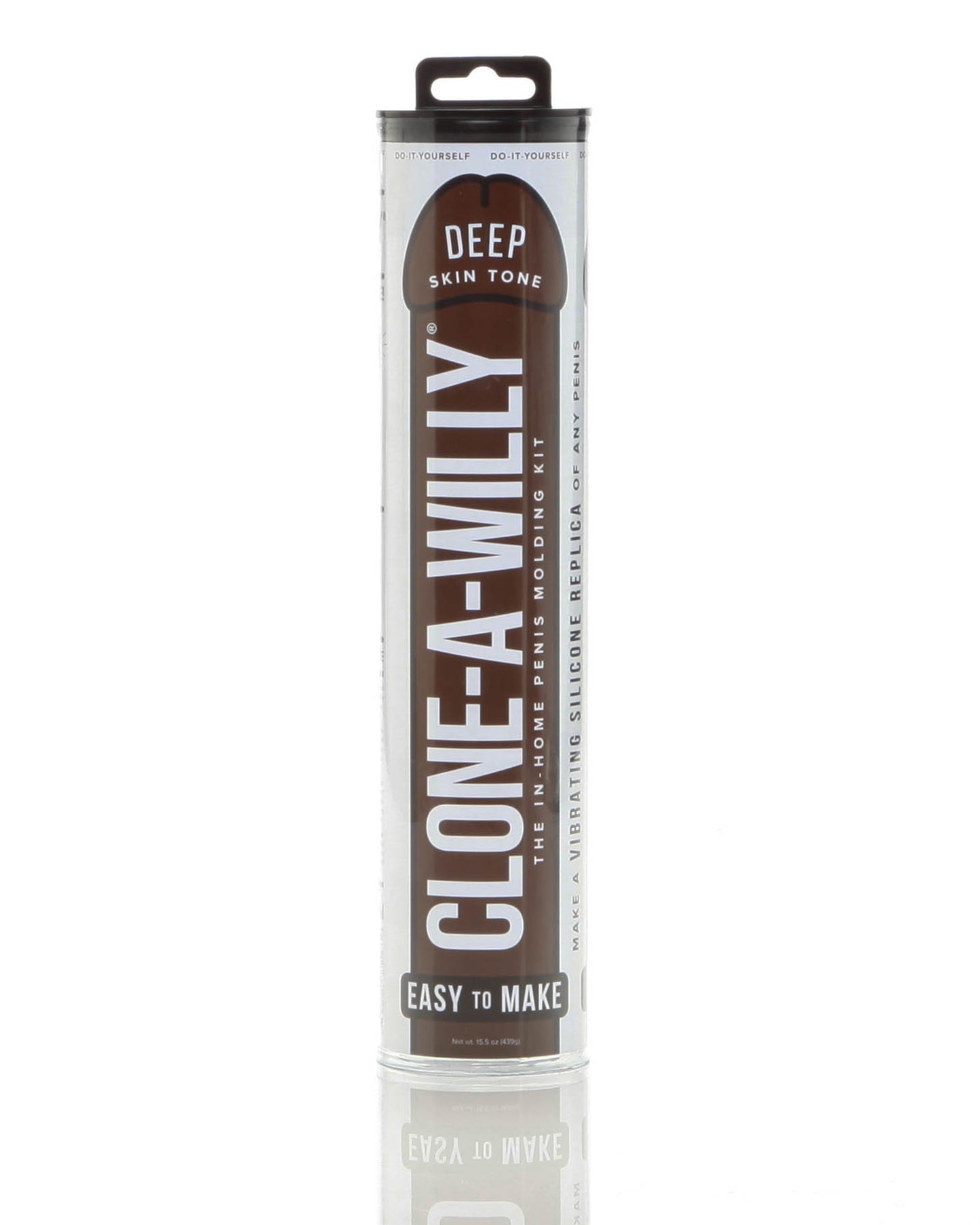 Clone-a-Willy Deep Skin Tone Kit - Silicone Penis Replica with Vibrating Unit
