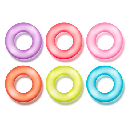 Blush King of the Ring Six Pack Cock Rings – Multi Color
