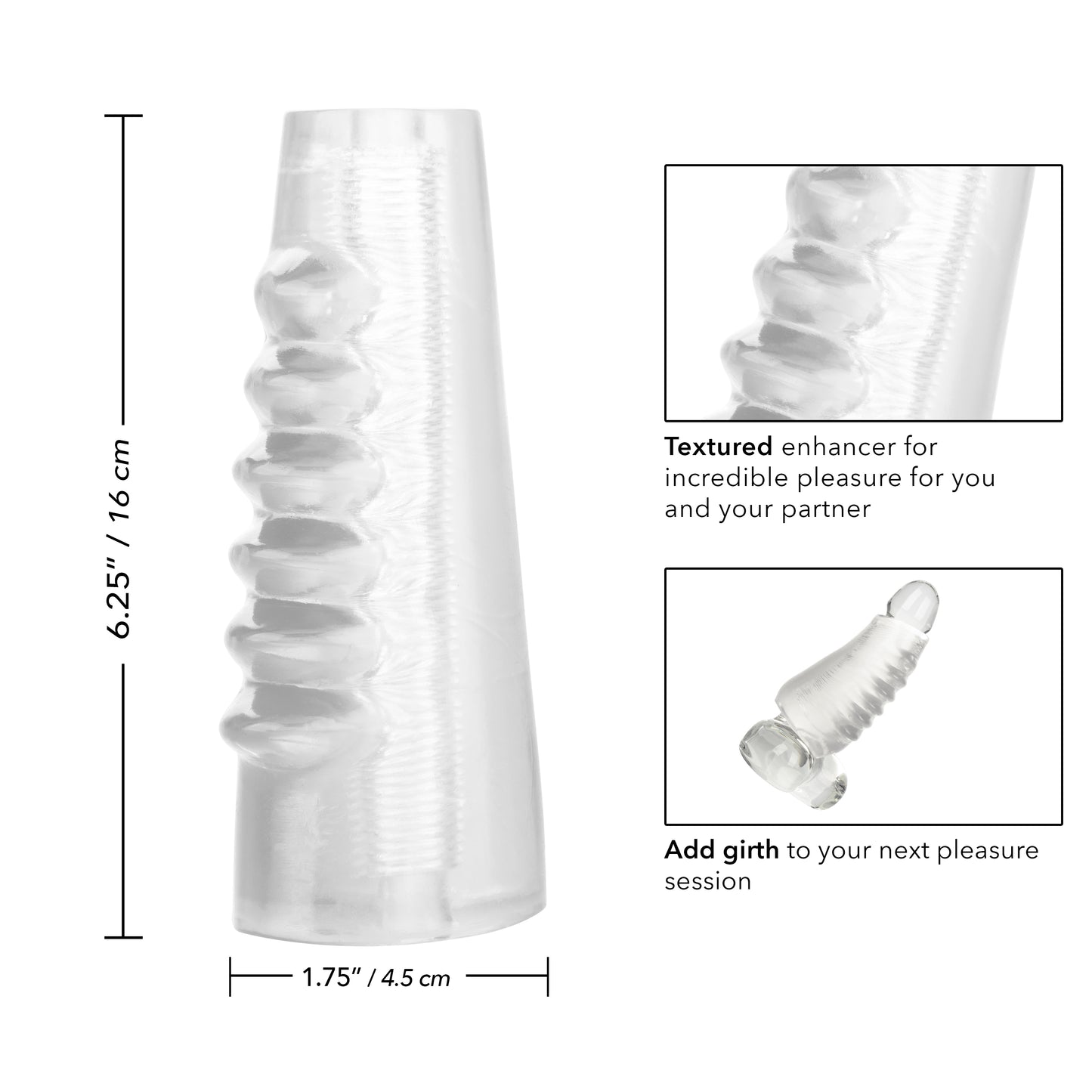 CalExotics Hot Rod Xtreme Enhancer – Clear – Male Enhancer for Girth