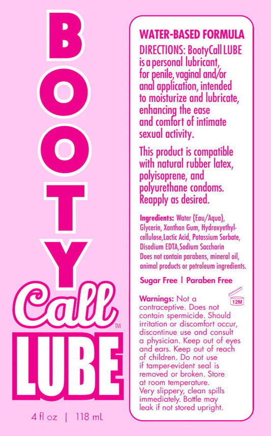 Little Genie Booty Call Lube Duo – Anal Lubricant and Numbing Gel – Cherry