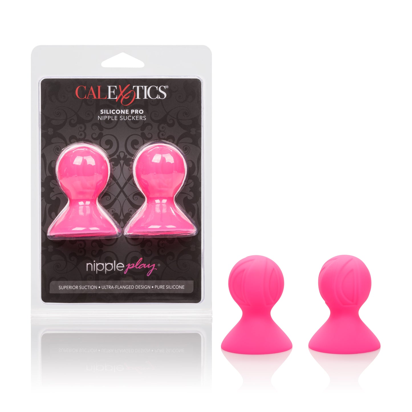 CalExotics Nipple Play Silicone Pro Nipple Suckers – Pink