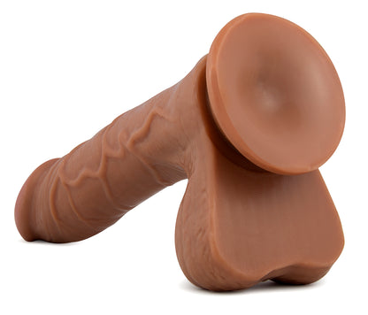 Blush X5 Grinder Dildo - Realistic Suction Cup Dildo - Beige