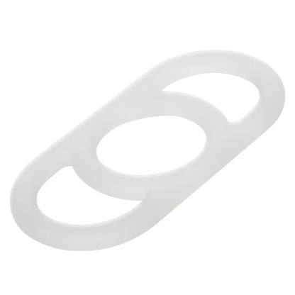 CalExotics Alpha Liquid Silicone Commander Ring – White – Waterproof
