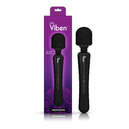 Viben Obsession Wand Massager – Black – Powerful Multi-Function Massager