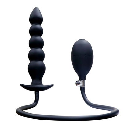 Nasstoys Atomic Inflatable Superior Plug - Inflatable Anal Plug - Black
