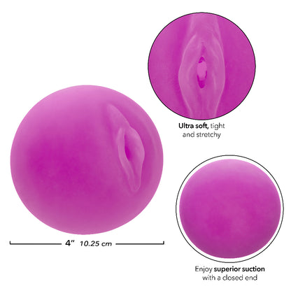 CalExotics Pop Sock! Pussy Masturbator – Purple – Ultra Life-Like Design