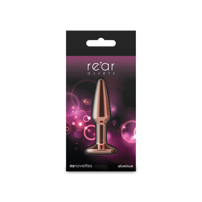 nsnovelties Rear Assets Tapered Small Anal Toy - Rose Gold Pink