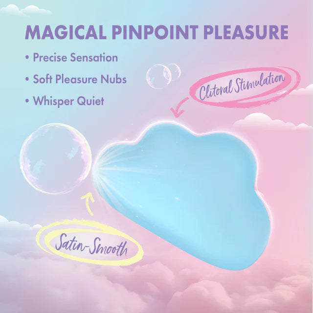 Blush Play With Me Cuddle Cloud Lay-On Massager – Blue