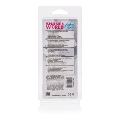CalExotics Shane's World Bedtime Bunny Vibrator – Pink – Multi-Function and Waterproof