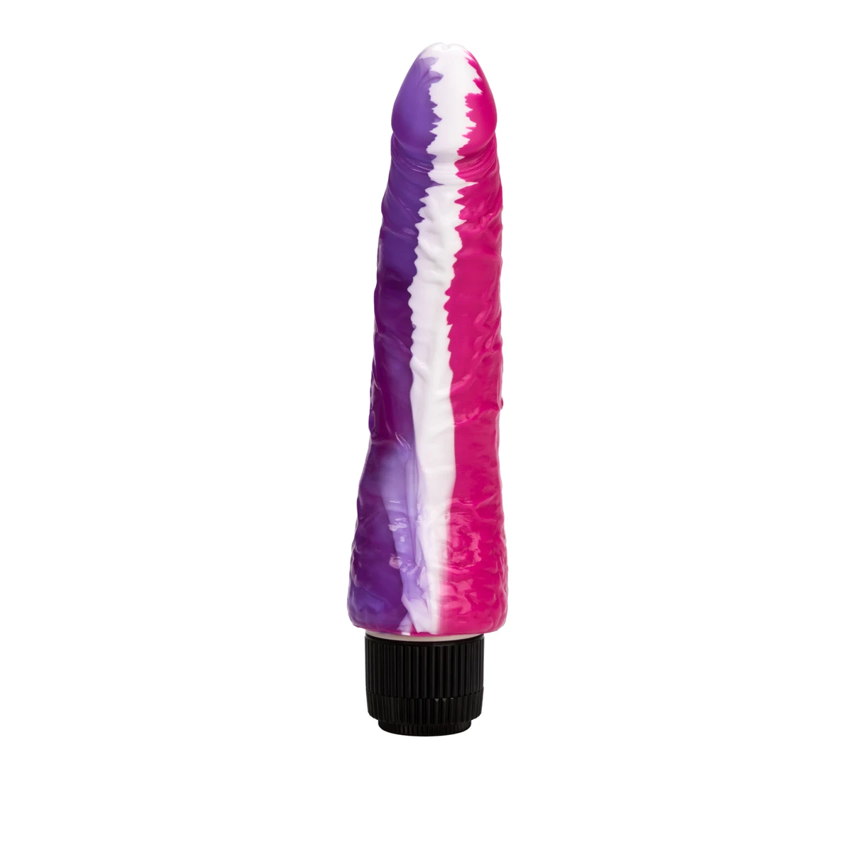 CalExotics Funky Jelly Vibe 7.5 Inch Multi-Speed Vibrator - Pink/Purple