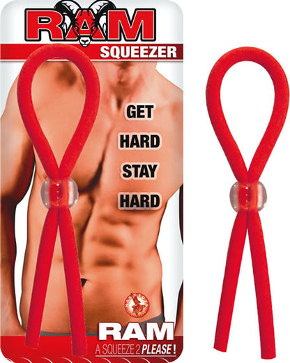 Nasstoys Ram Squeezer Adjustable Cockring - Red