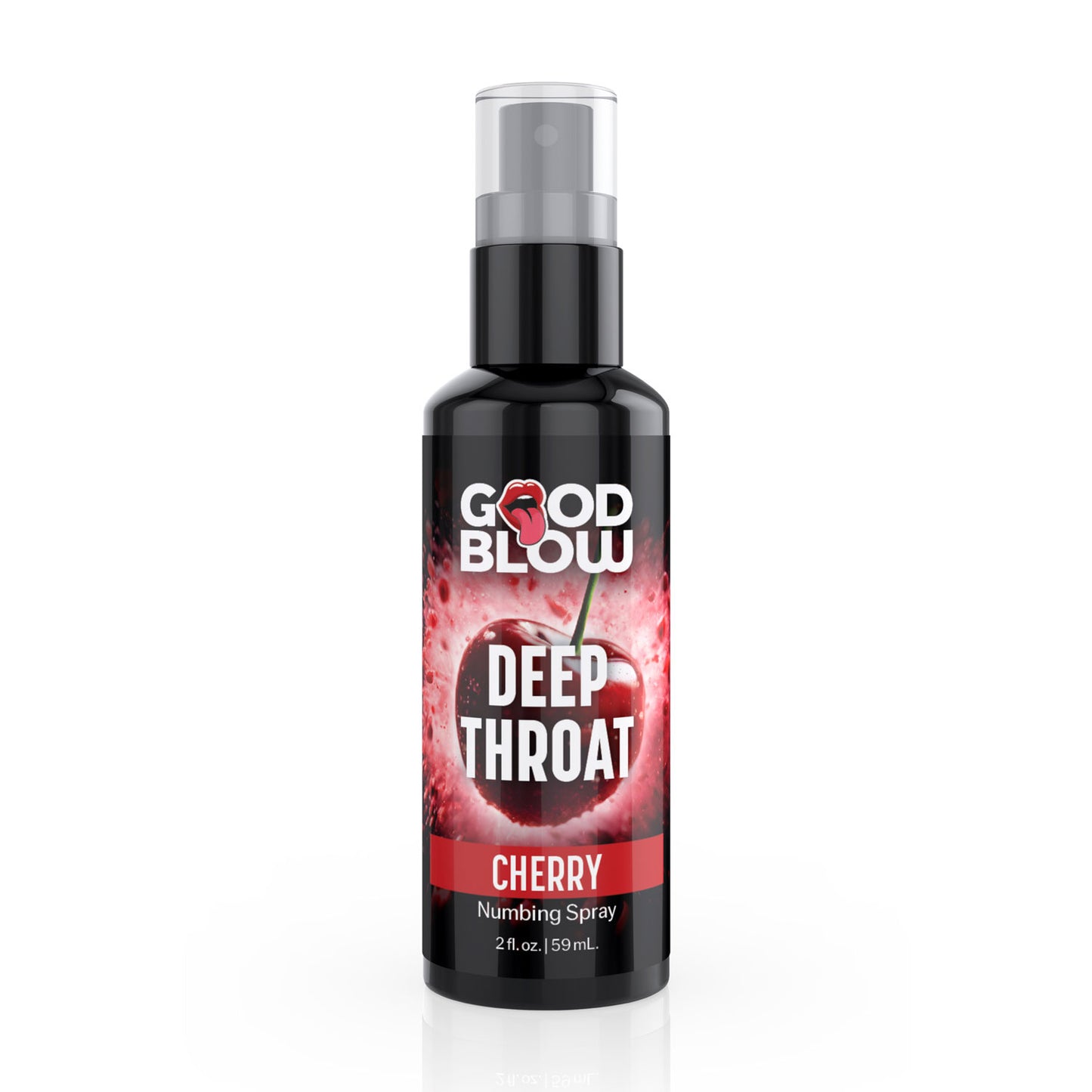 XR Brands Deep Throat Spray 1oz - Cherry Flavor Oral Desensitizer