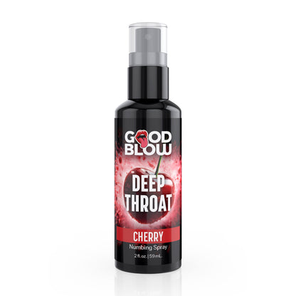 XR Brands Deep Throat Spray 1oz - Cherry Flavor Oral Desensitizer