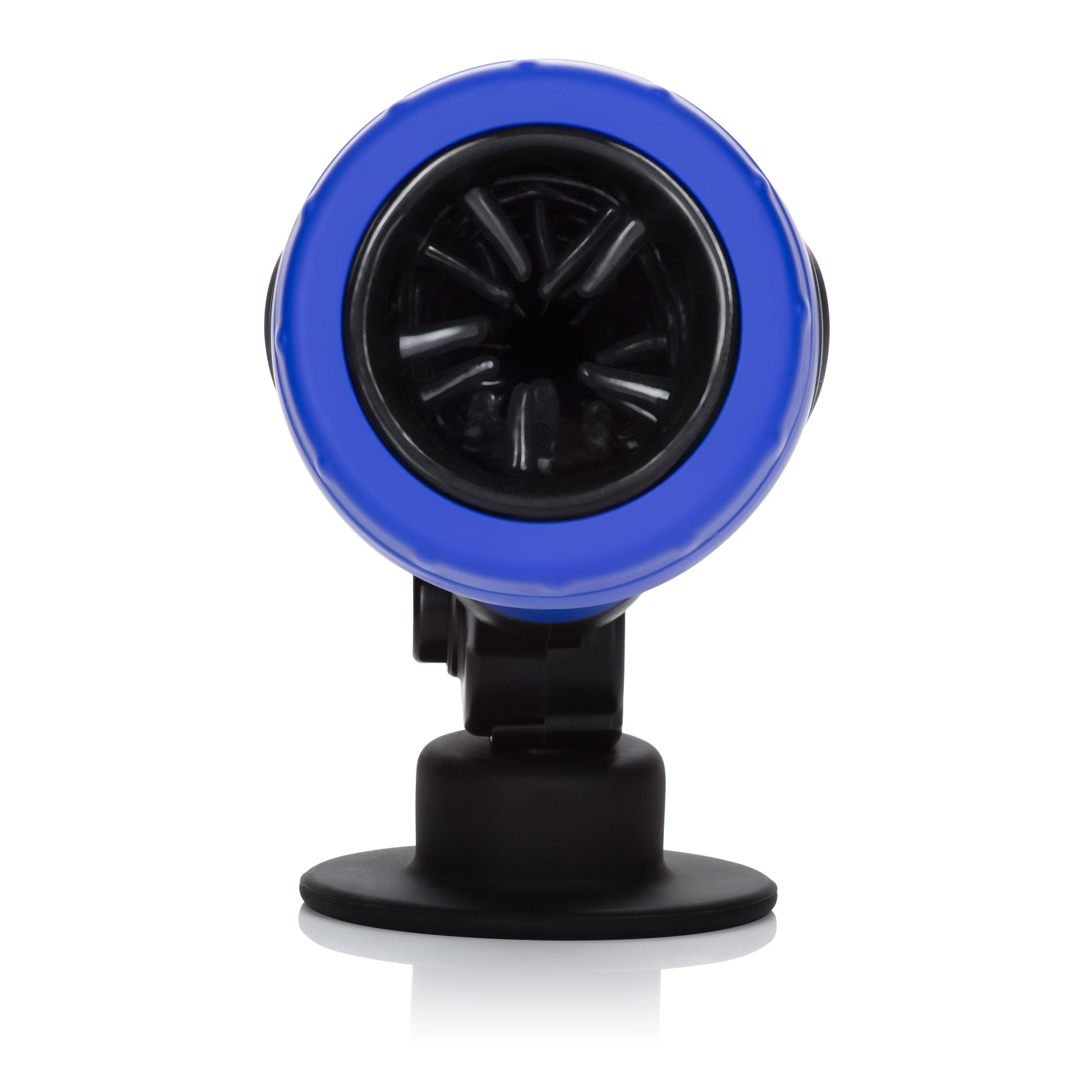 Apollo Hydro Power Stroker – Blue – Vibrating Stroker with Suction Cup Base