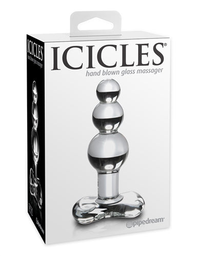Pipedream Icicles No. 47 Glass Anal Plug – Clear