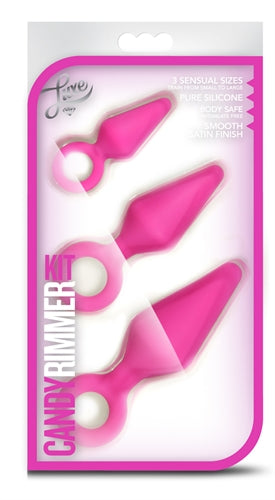 Candy Rimmer Kit - Anal Training Kit with 3 Sizes - Fuchsia