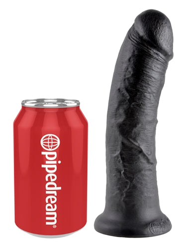 King Cock 8-Inch Dildo - Realistic Black