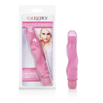 CalExotics First Time Softee Lover Vibe – Pink – Multi-Speed Vibrator