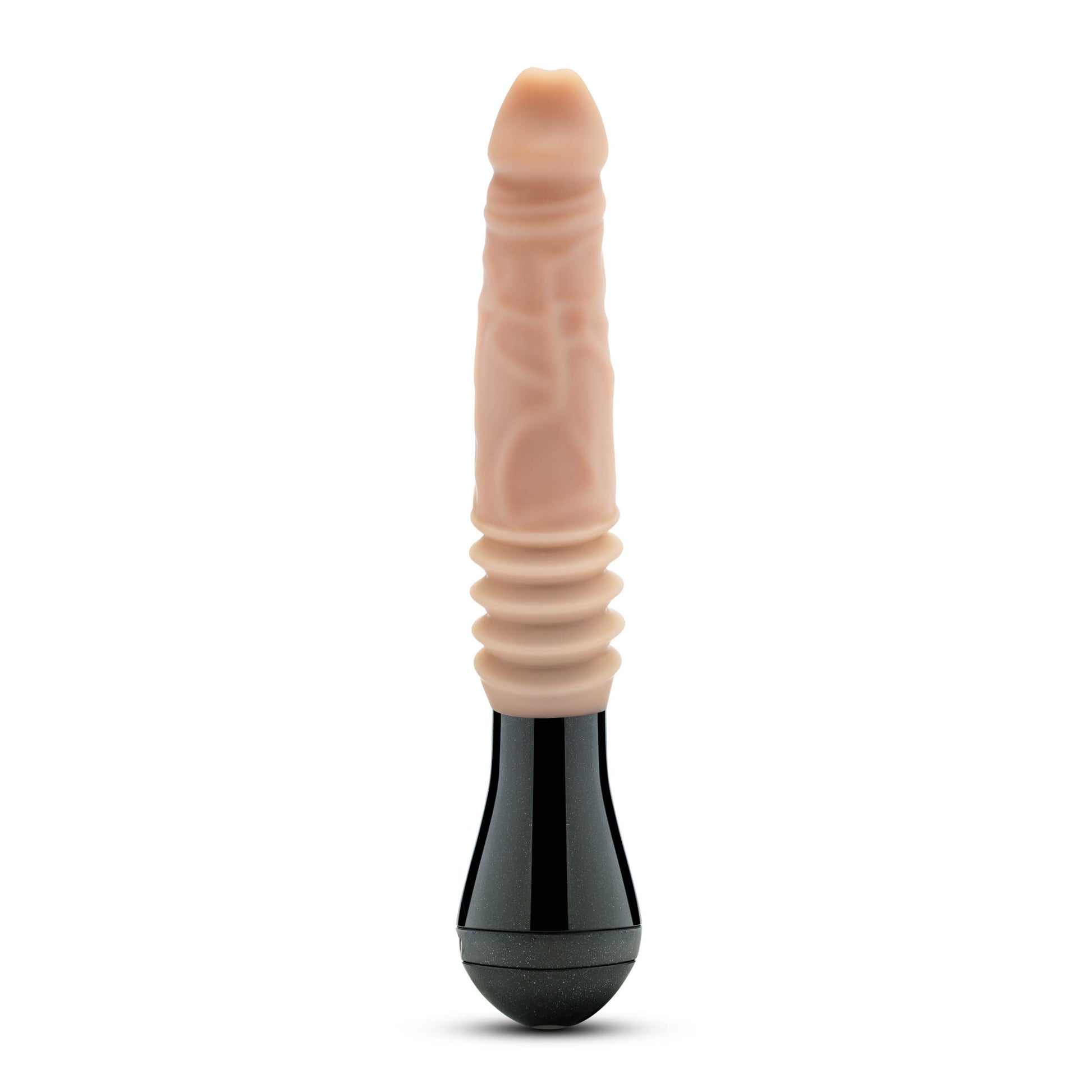 Dr. Skin Dr. Knight Thrusting Gyrating Vibrating Dildo - Beige