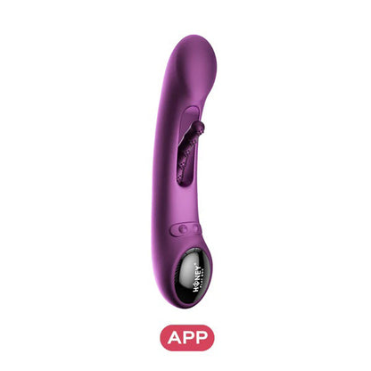 Honey Play Box Tempo App-Controlled Tapping G-Spot Vibrator – Purple