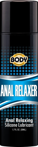 Body Action Anal Relaxer Silicone Lubricant 1.7 Oz – Natural Muscle Relaxation