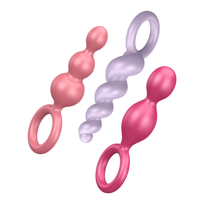 Satisfyer Booty Call 3 Piece Set – Multi Colored Anal Plugs