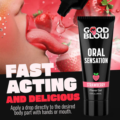 Good Blow Strawberry Flavor Oral Sensation Gel