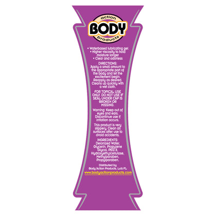 Body Action Supreme Gel 4.8 Oz – High-Level Lubrication Gel