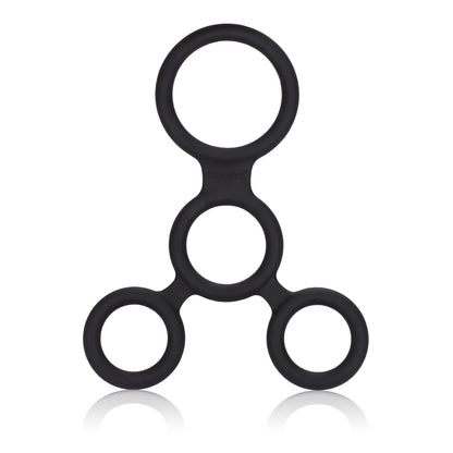CalExotics Full Erection Spreader – Black – Silicone Enhancement System