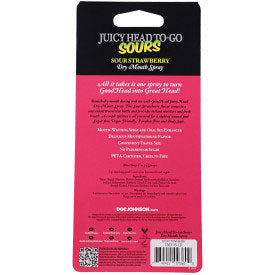 Goodhead Juicyhead Dry Mouth Spray to Go - Sour Strawberry .30 Oz