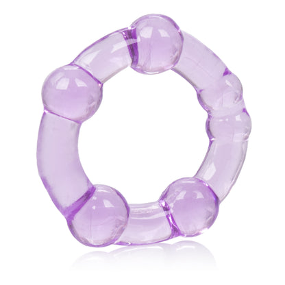 CalExotics Island Rings Beaded Rings Set – Purple – Waterproof