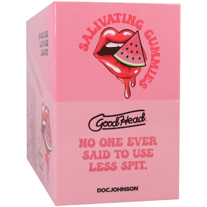 Goodhead Salivating Gummies Watermelon Flavor - 24 Pack Display