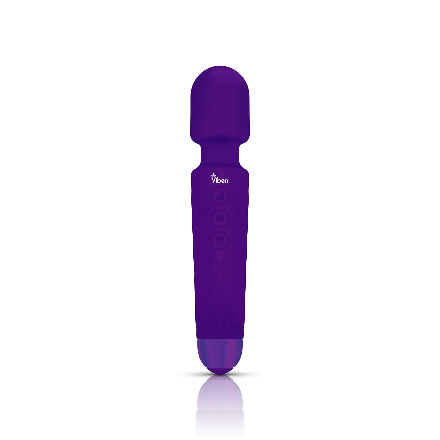 Viben Tempest Wand Massager - Powerful Personal Massager with 8 Speeds and 20 Vibration Patterns - Violet