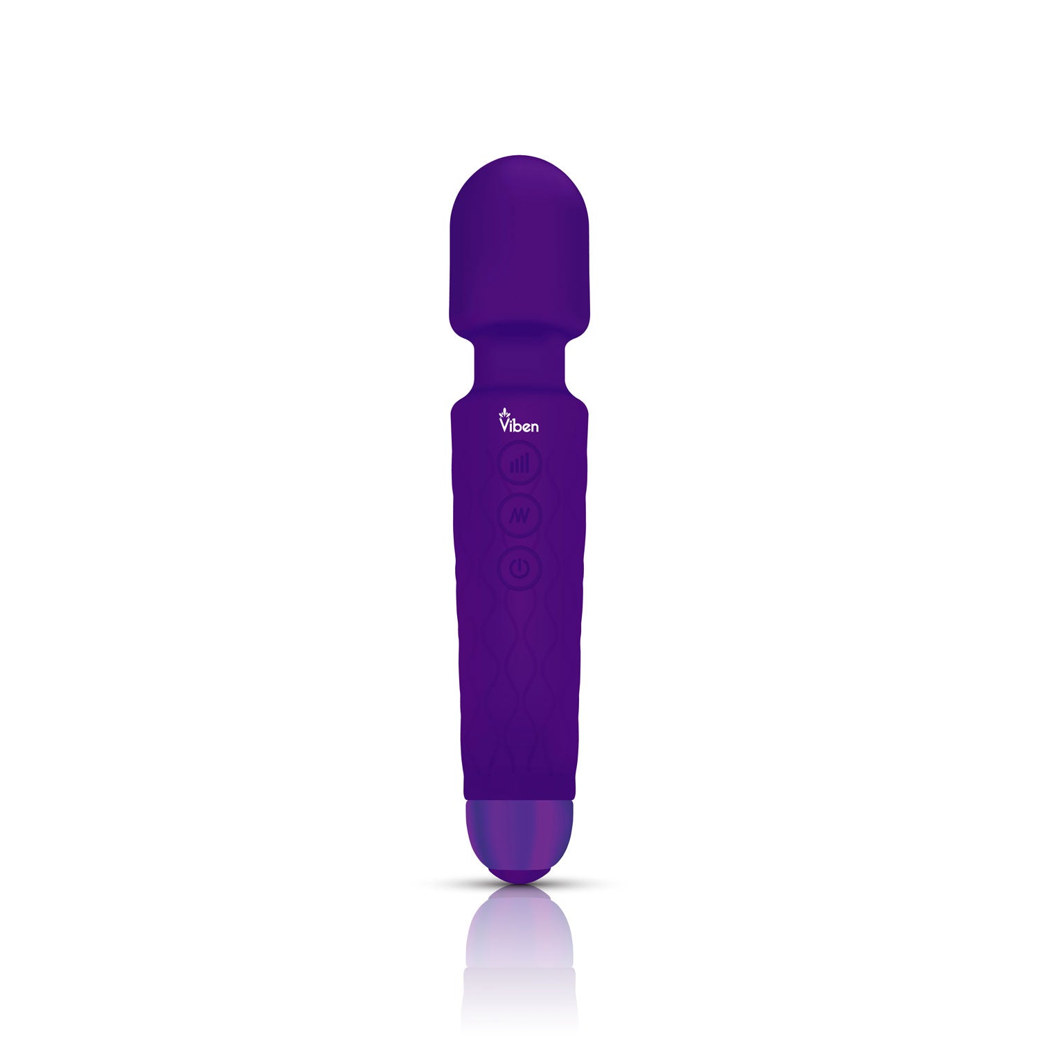 Viben Tempest Wand Massager - Powerful Personal Massager with 8 Speeds and 20 Vibration Patterns - Violet