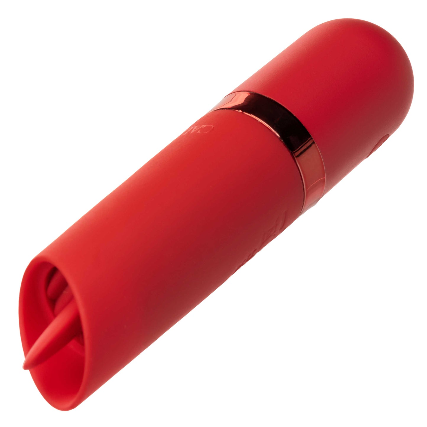 CalExotics Kyst Flicker Mini Massager – Red – 10-Function Rechargeable Silicone Bullet