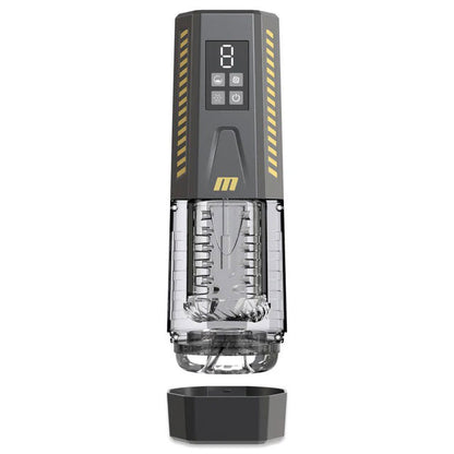 M for Men Spinmaster Pro Automatic Male Masturbator with 7 Vibration Modes – Gray