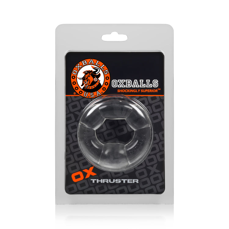 Oxballs Thruster Cockring – Clear, Super-Stretchy Design