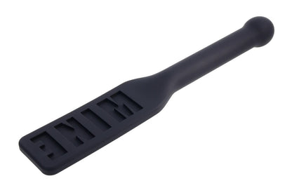 Edge Mine Silicone Paddle - Black - Flexible Design with Metal Reinforced Handle