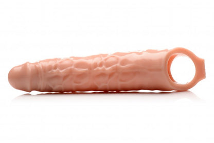XR Brands 3 Inch Extender Sleeve - Flesh - Realistic Penis Enhancer