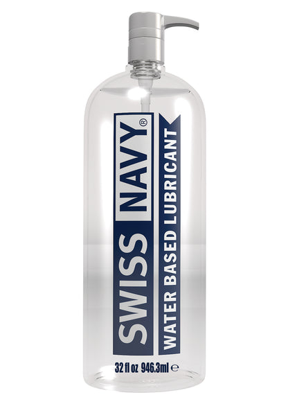Swiss Navy Water Based Lubricant 32 Fl Oz – Gel-Like Consistency